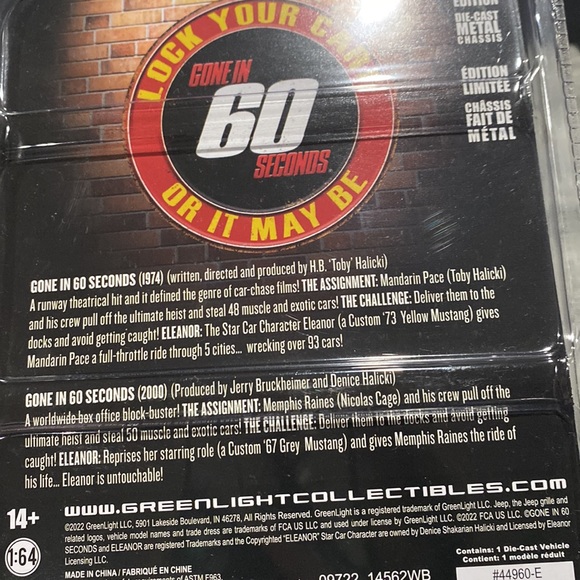 GreenLight | Gone in 60 Seconds: 1995 Jeep Cherokee - 1:64 Scale Die-Cast - Picture 3 of 11